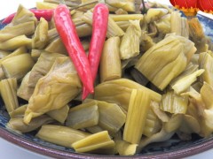 化州小吃 腌制酸芋苗酸芋梗 咸酸芋苗干腌菜脱水泡菜